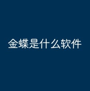 金蝶软件是什么意思？金蝶软件是干什么？